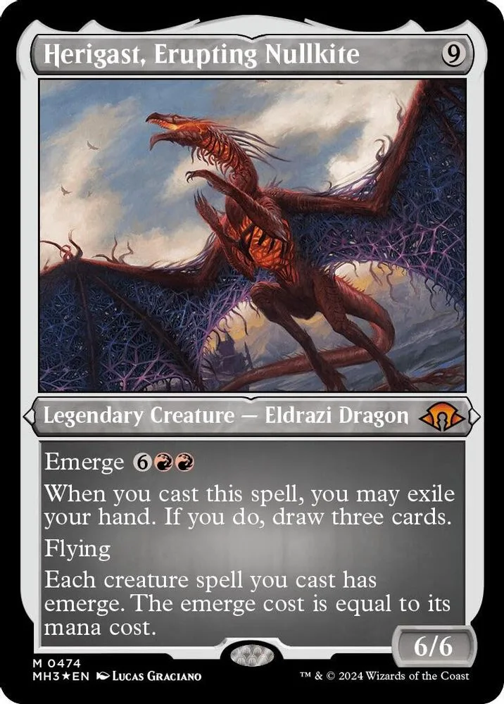 Herigast, Erupting Nullkite (Foil Etched)
