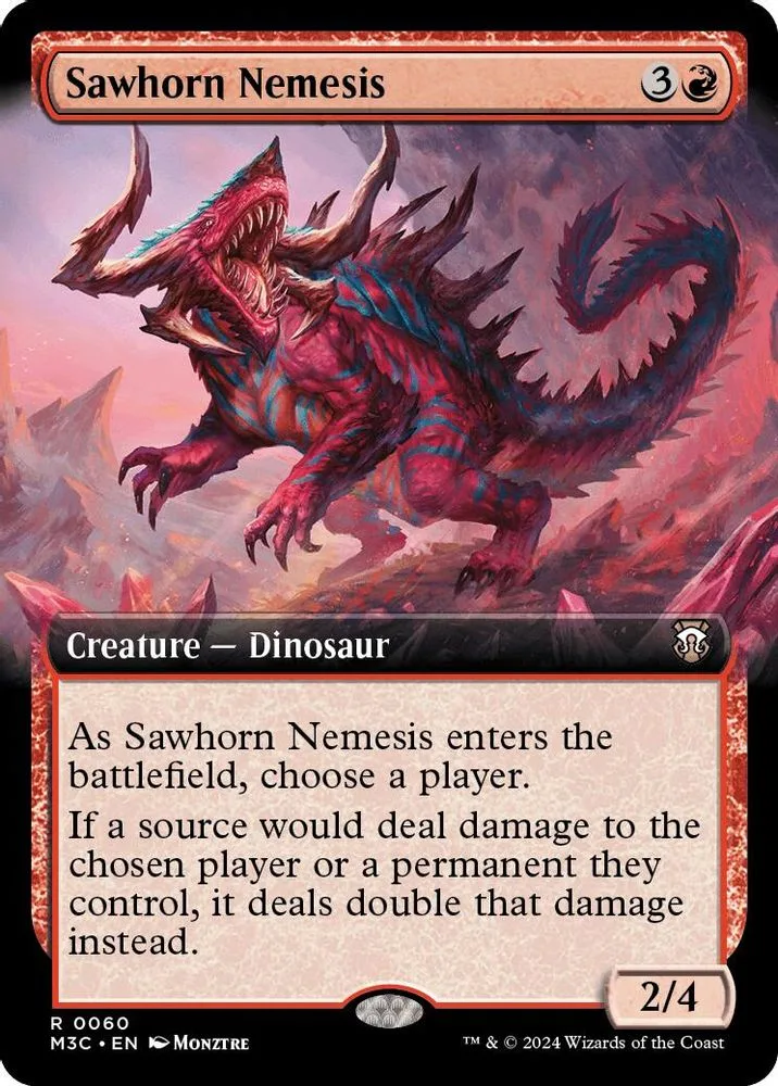 Sawhorn Nemesis (Extended Art · Ripple Foil)