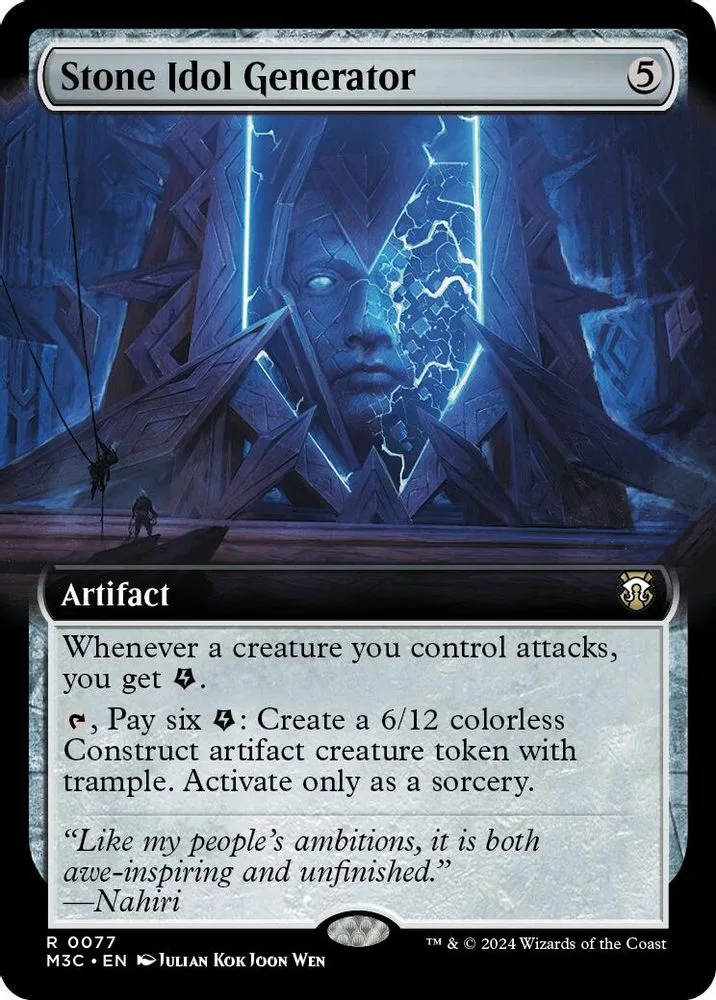 Stone Idol Generator (Extended Art · Ripple Foil)