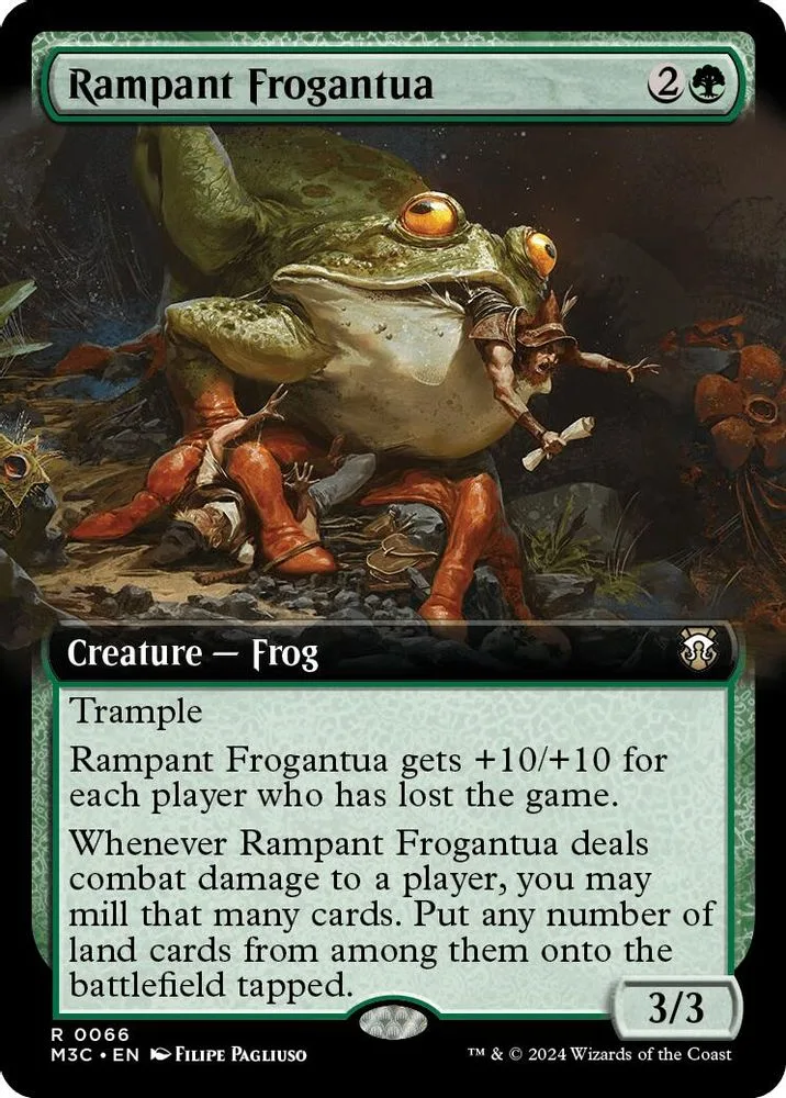 Rampant Frogantua (Extended Art · Ripple Foil)