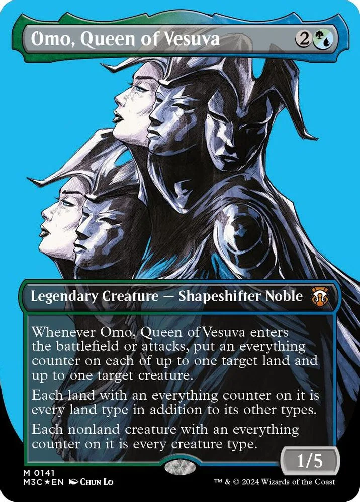 Omo, Queen of Vesuva (Borderless) (Ripple Foil)