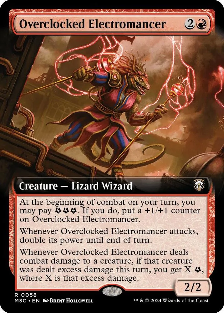 Overclocked Electromancer (Extended Art · Ripple Foil)