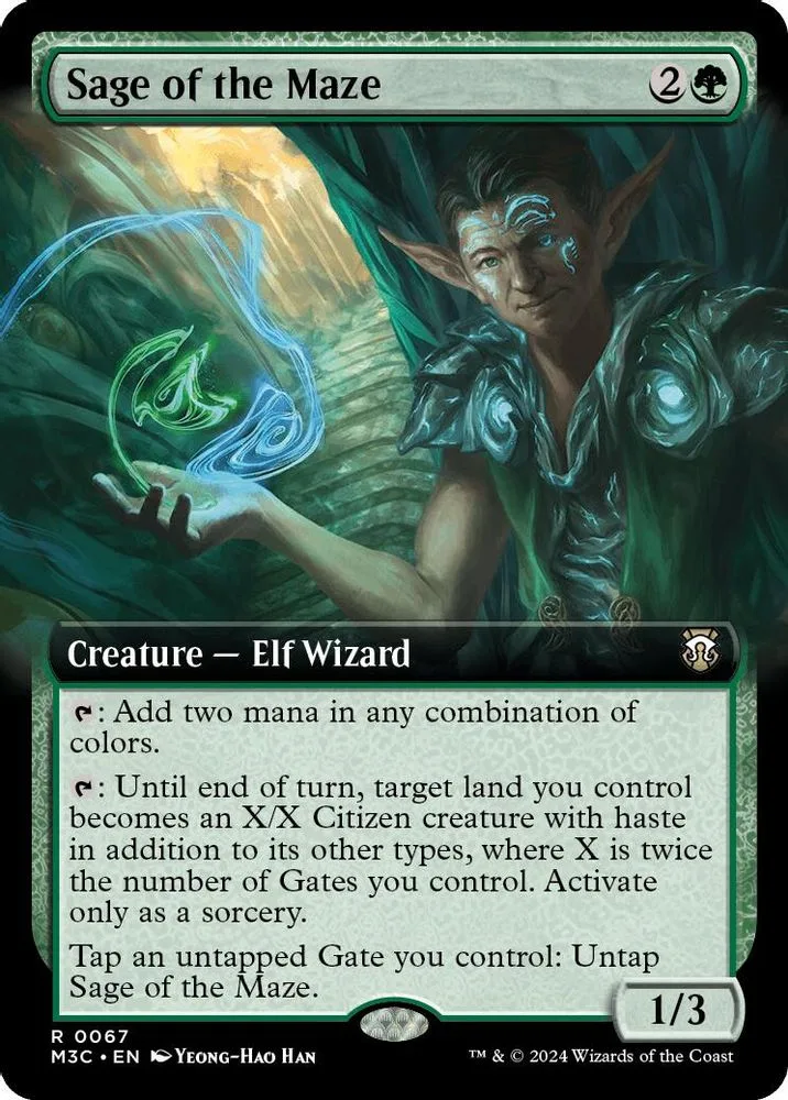 Sage of the Maze (Extended Art · Ripple Foil)