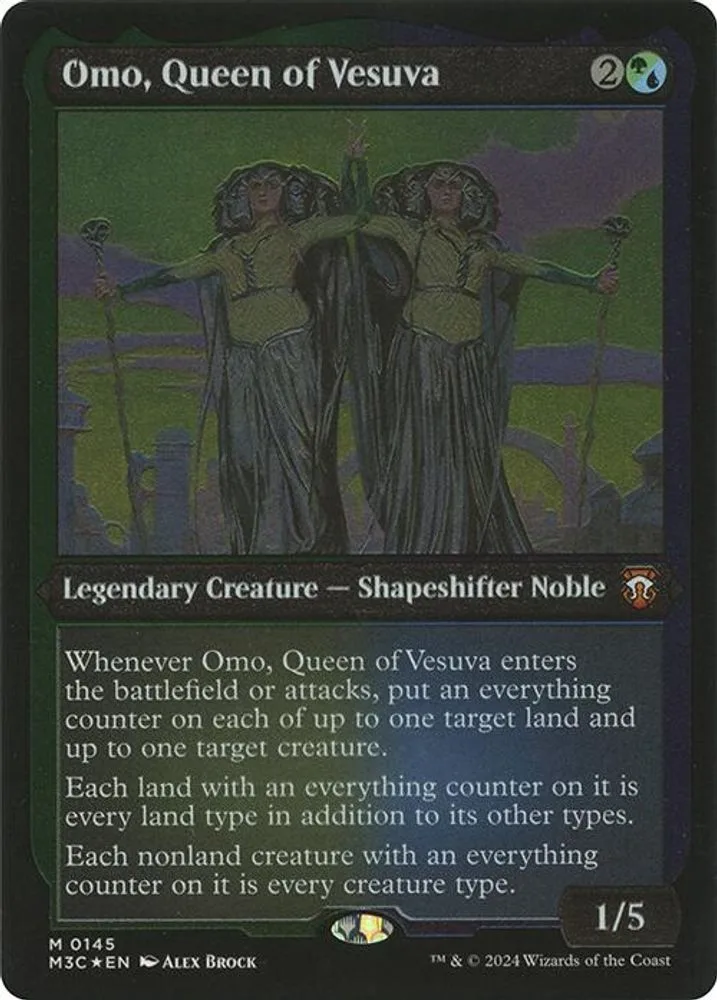 Omo, Queen of Vesuva (Display Commander) - Thick Stock