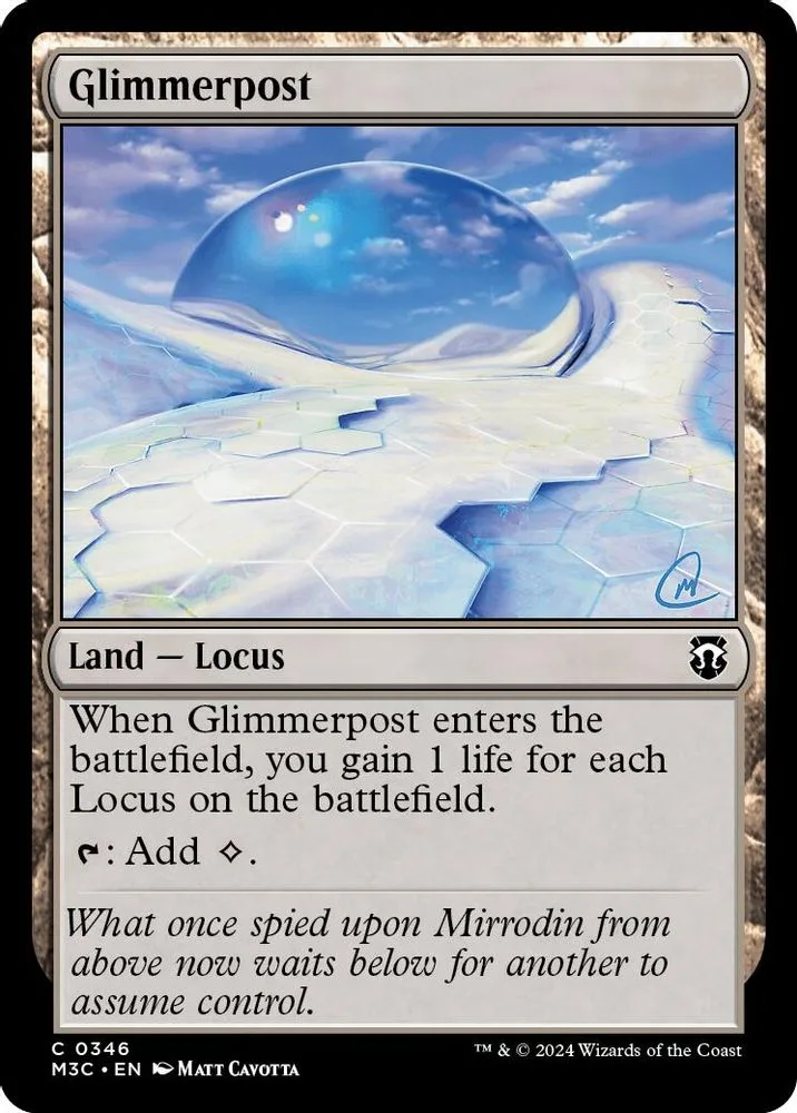 Glimmerpost (Ripple Foil)