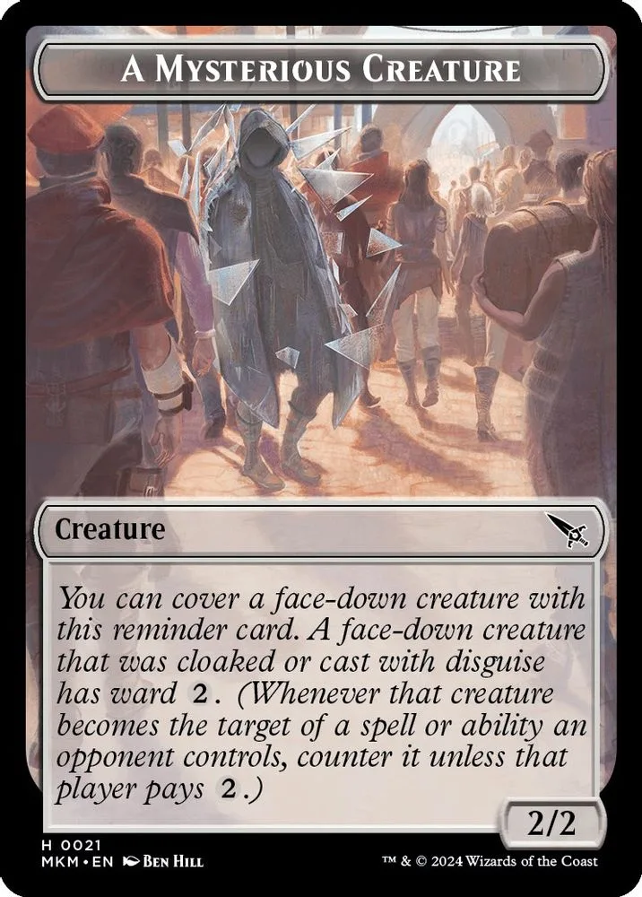 A Mysterious Creature Token (A Mysterious Creature Token)