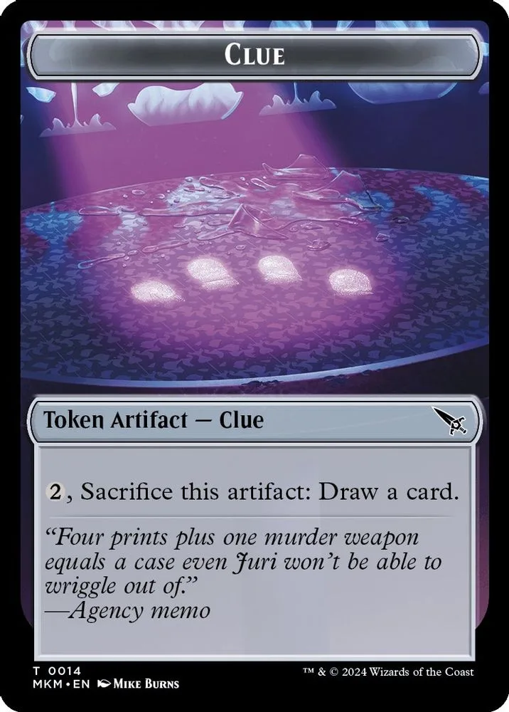 Clue // A 0041 Double-Sided Token