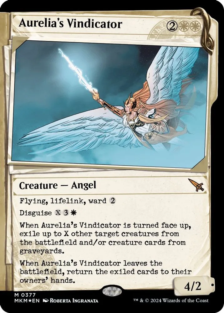 Aurelia's Vindicator (Showcase) (Invisible Ink)
