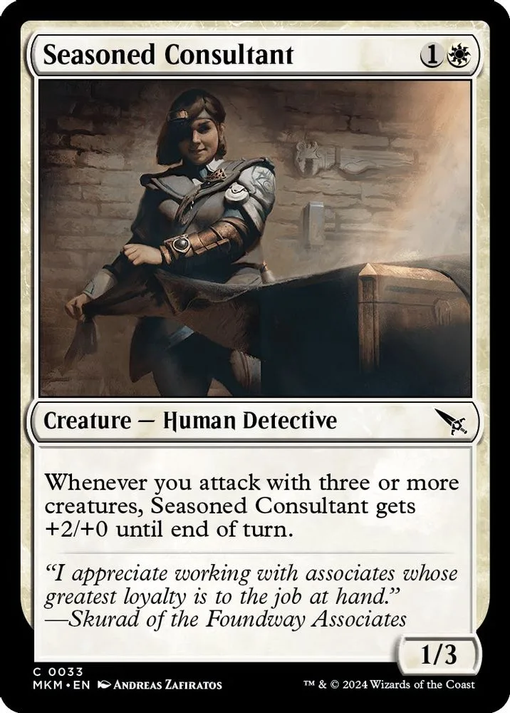 Seasoned Consultant
