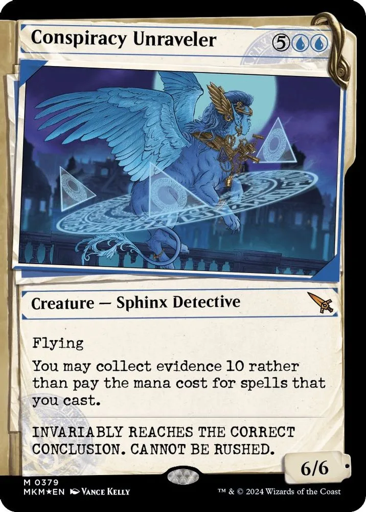 Conspiracy Unraveler (Showcase) (Invisible Ink)