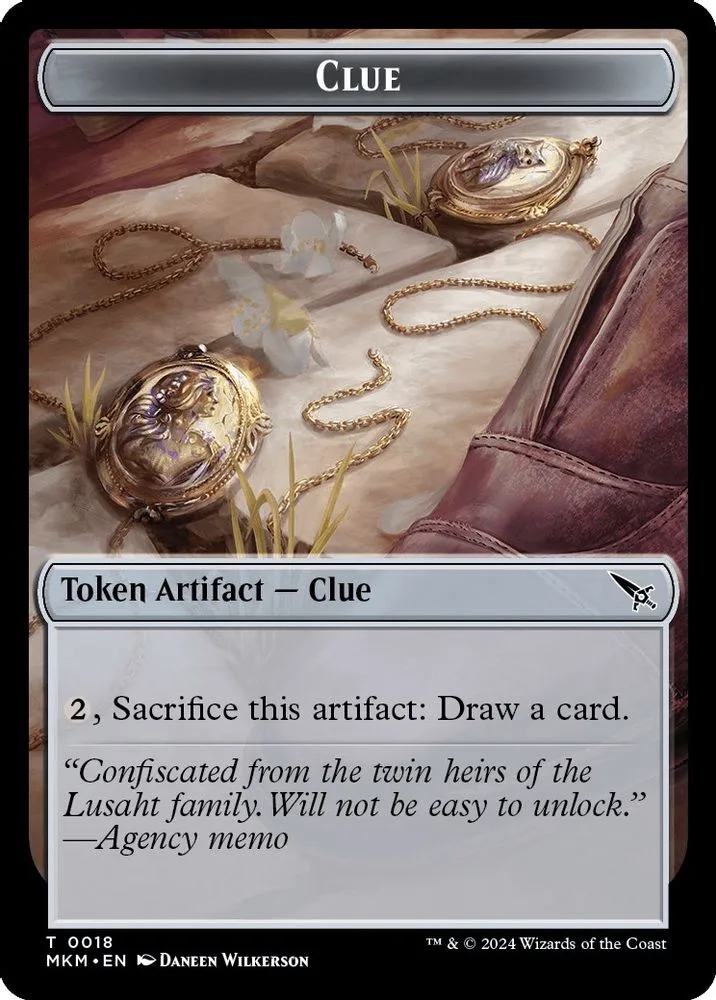 Clue // A 0045 Double-Sided Token