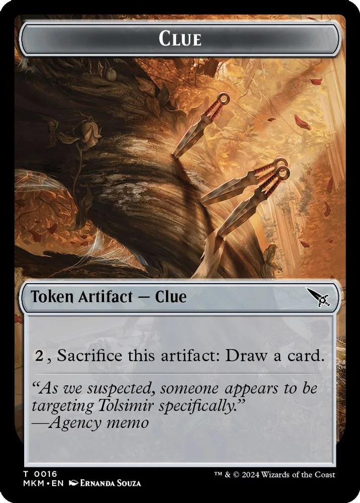 Clue // A 0043 Double-Sided Token