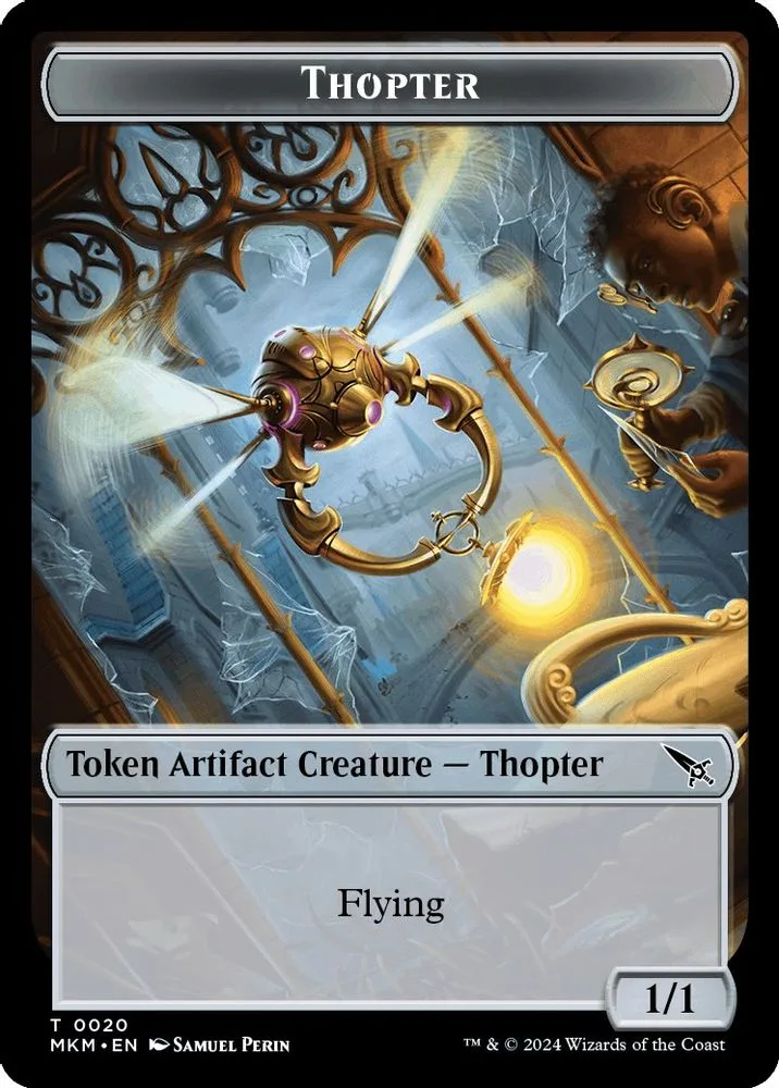 Thopter // Merfolk Double-Sided Token