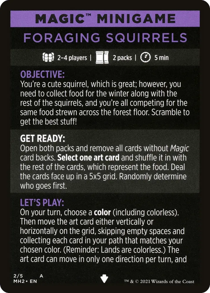 Foraging Squirrels // Foraging Squirrels (cont'd)