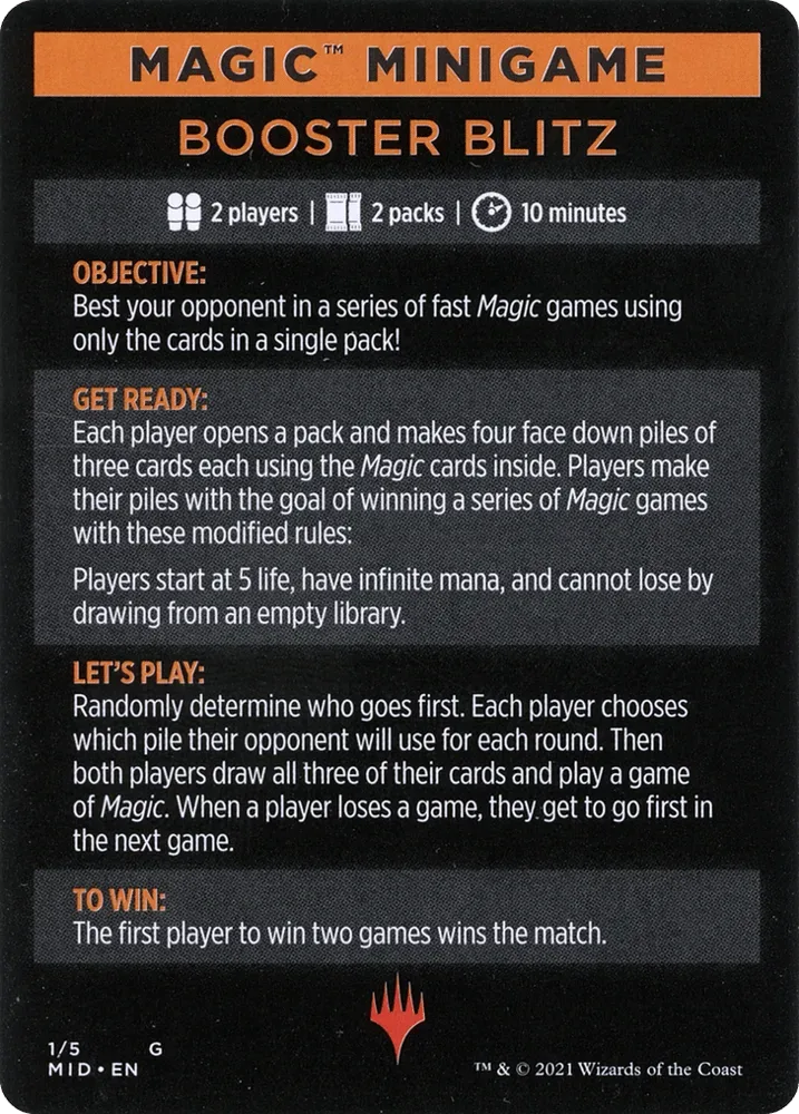 Booster Blitz