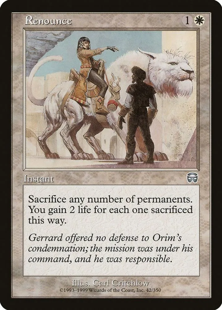 Renounce