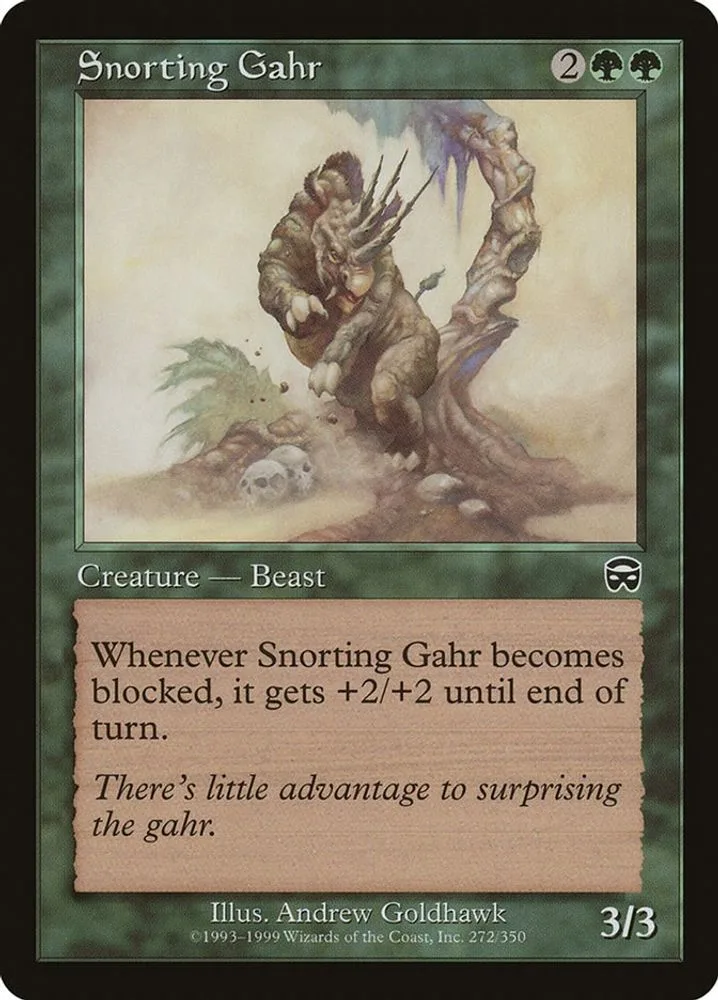 Snorting Gahr
