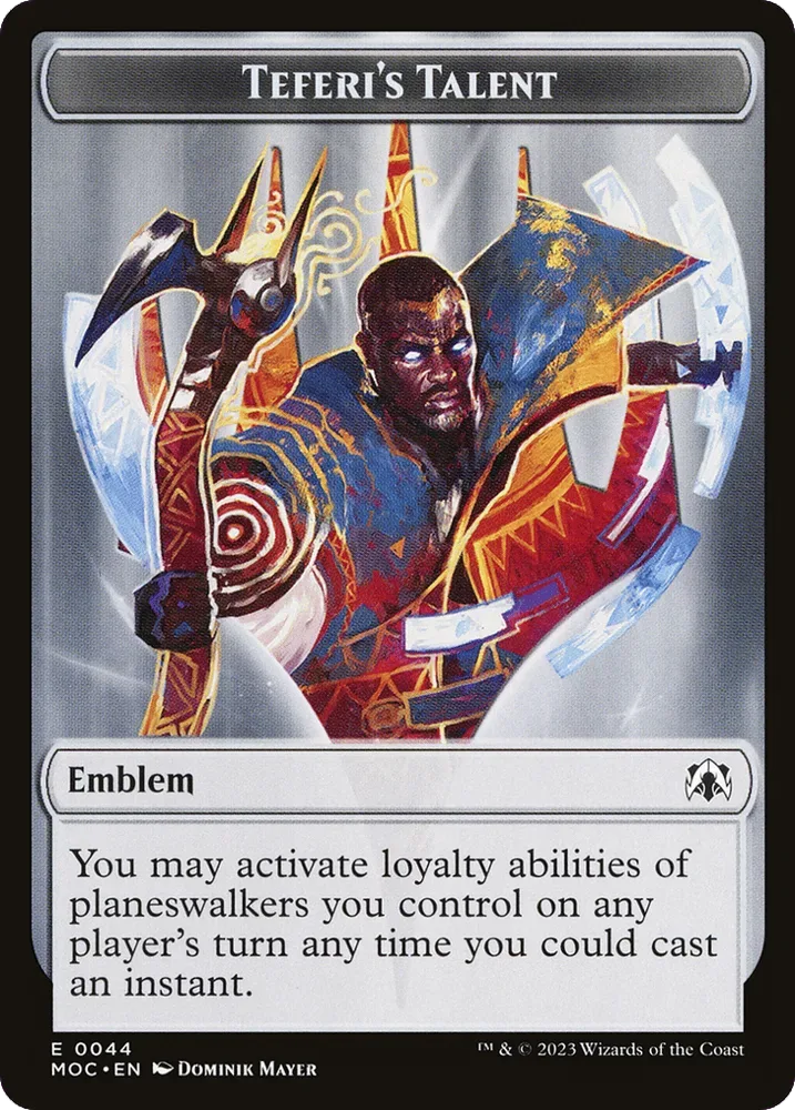 Teferi's Talent Emblem