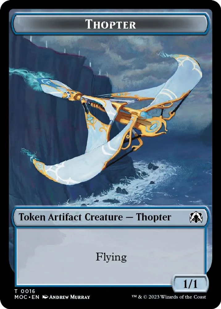 Thopter // Gold Double-sided Token