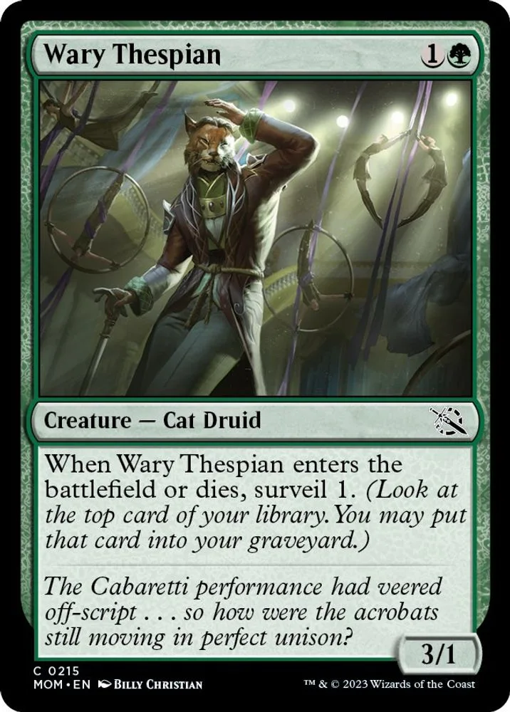 Wary Thespian