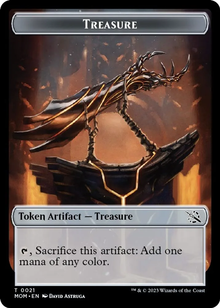 Treasure // Phyrexian Hydra (0011) Double-Sided Token