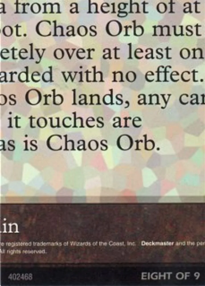 Chaos Orb (8 of 9 · Ultra Pro Puzzle Quest)