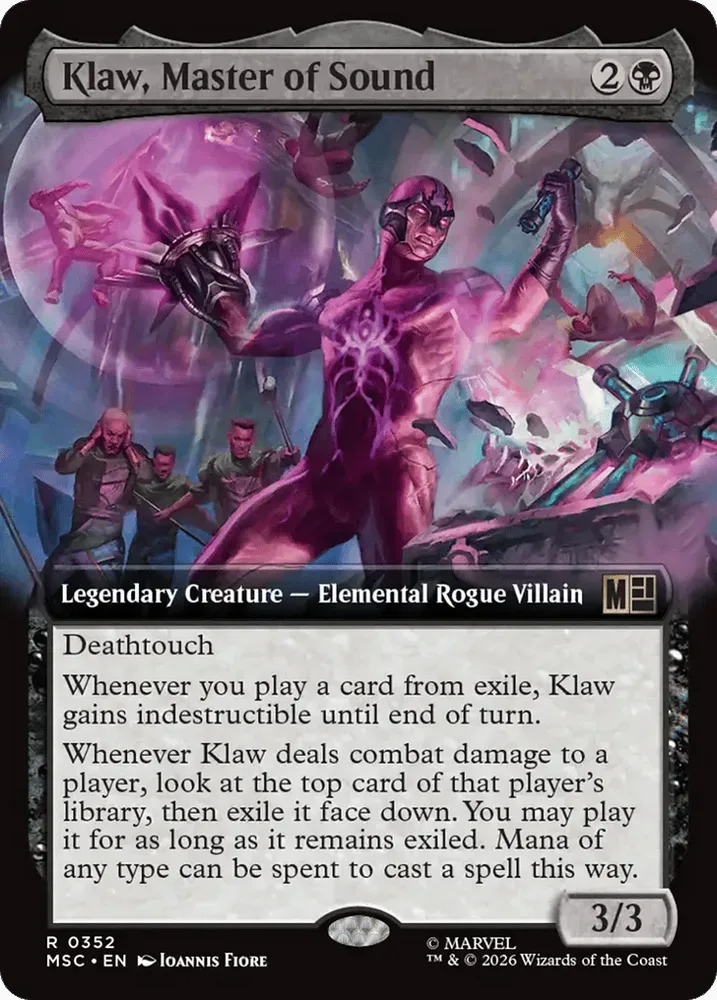 Klaw, Master of Sound