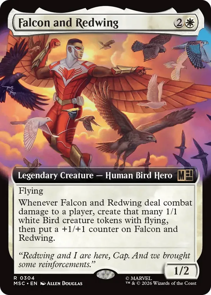 Falcon and Redwing