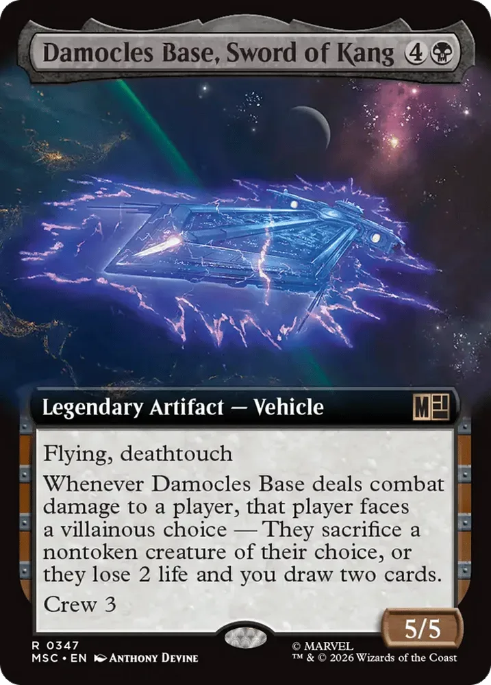 Damocles Base, Sword of Kang