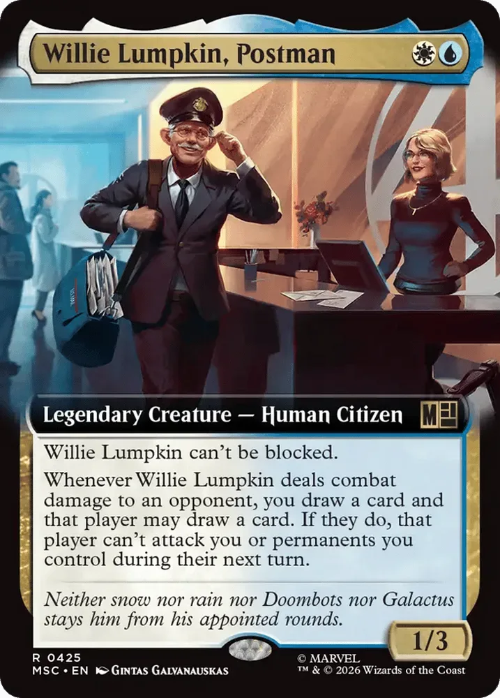 Willie Lumpkin, Postman