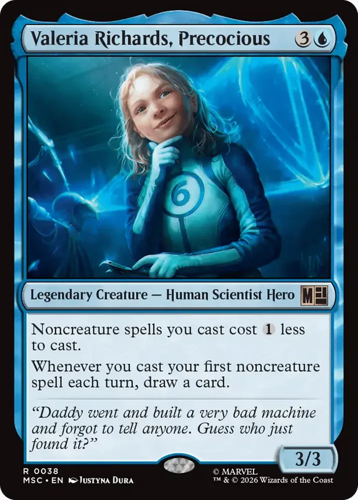 Valeria Richards, Precocious
