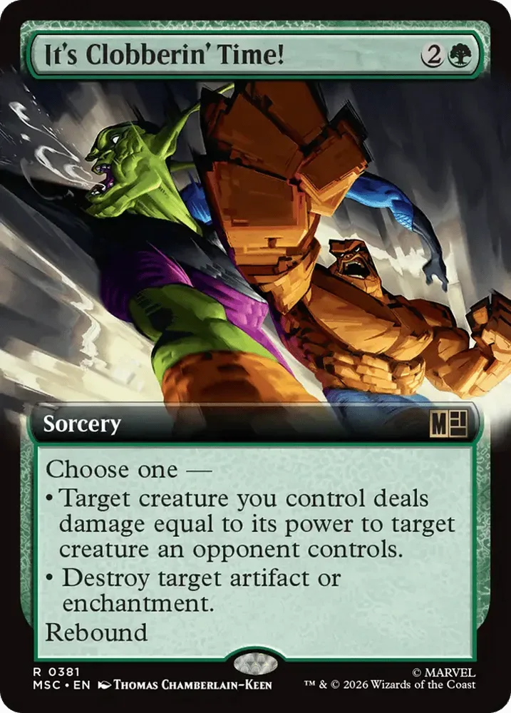 It's Clobberin' Time!