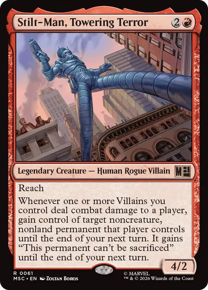 Stilt-Man, Towering Terror