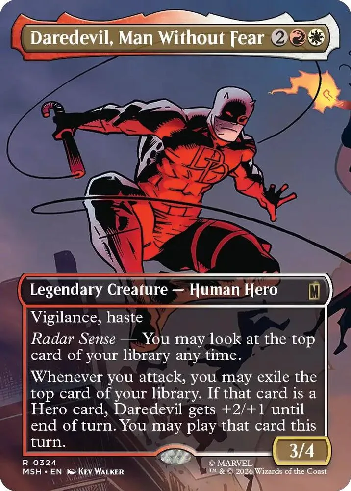 Daredevil, Man Without Fear (Borderless)