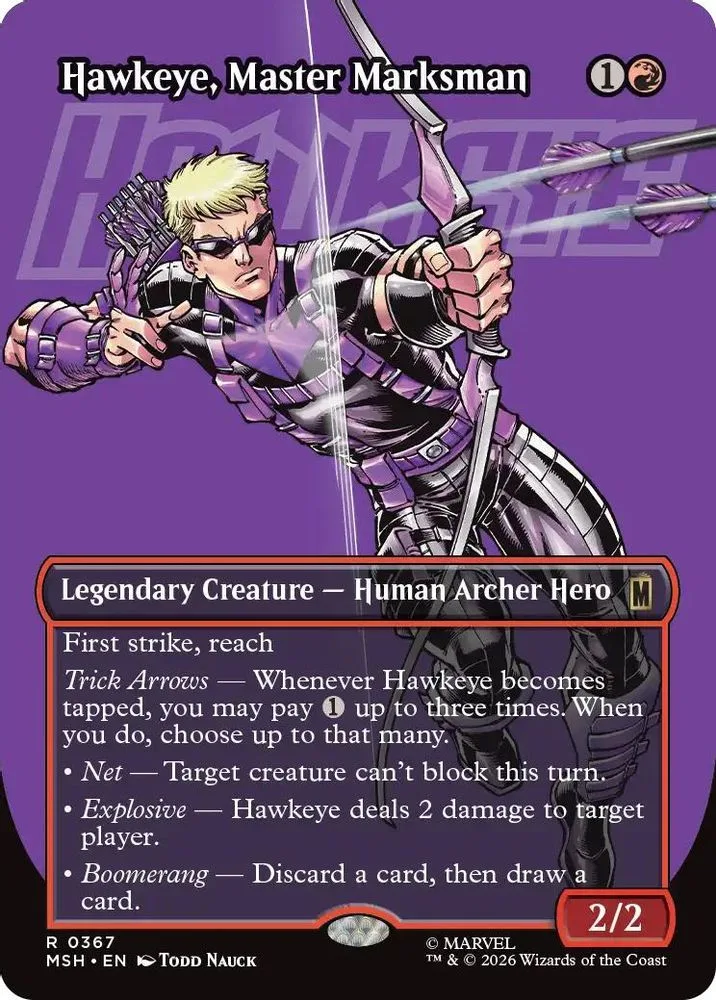 Hawkeye, Master Marksman (Borderless)