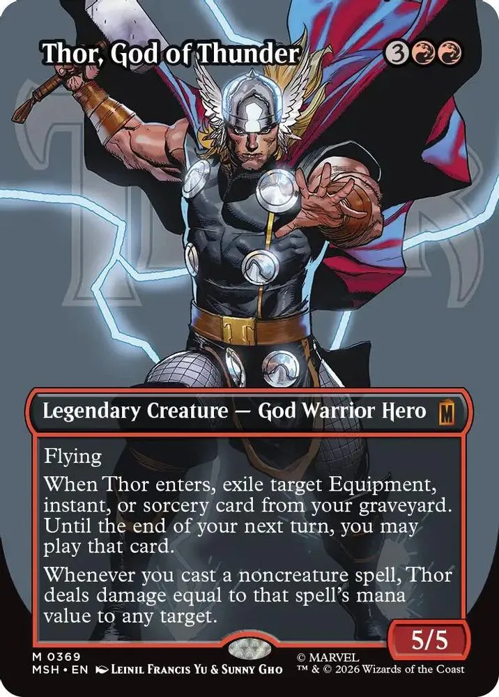 Thor, God of Thunder (Borderless)