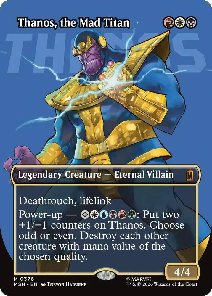 Thanos, the Mad Titan (Borderless)