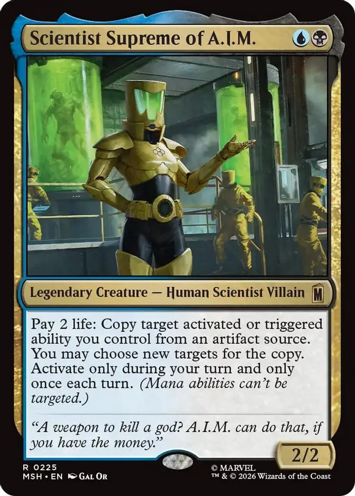 Scientist Supreme of A.I.M.