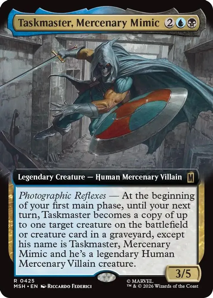 Taskmaster, Mercenary Mimic (Extended Art)