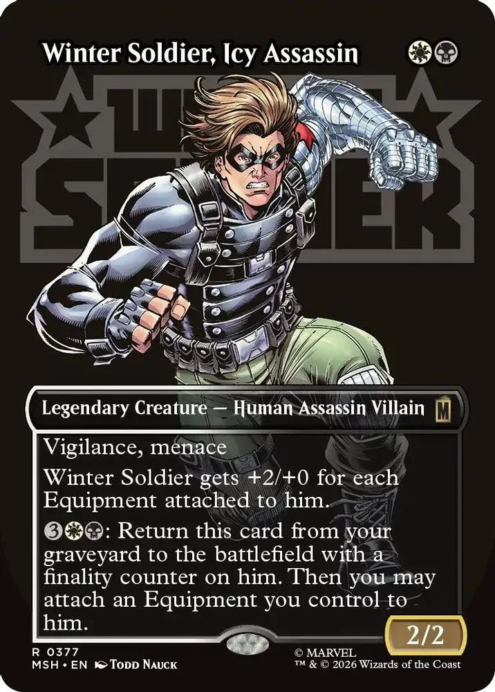 Winter Soldier, Icy Assassin (Borderless)