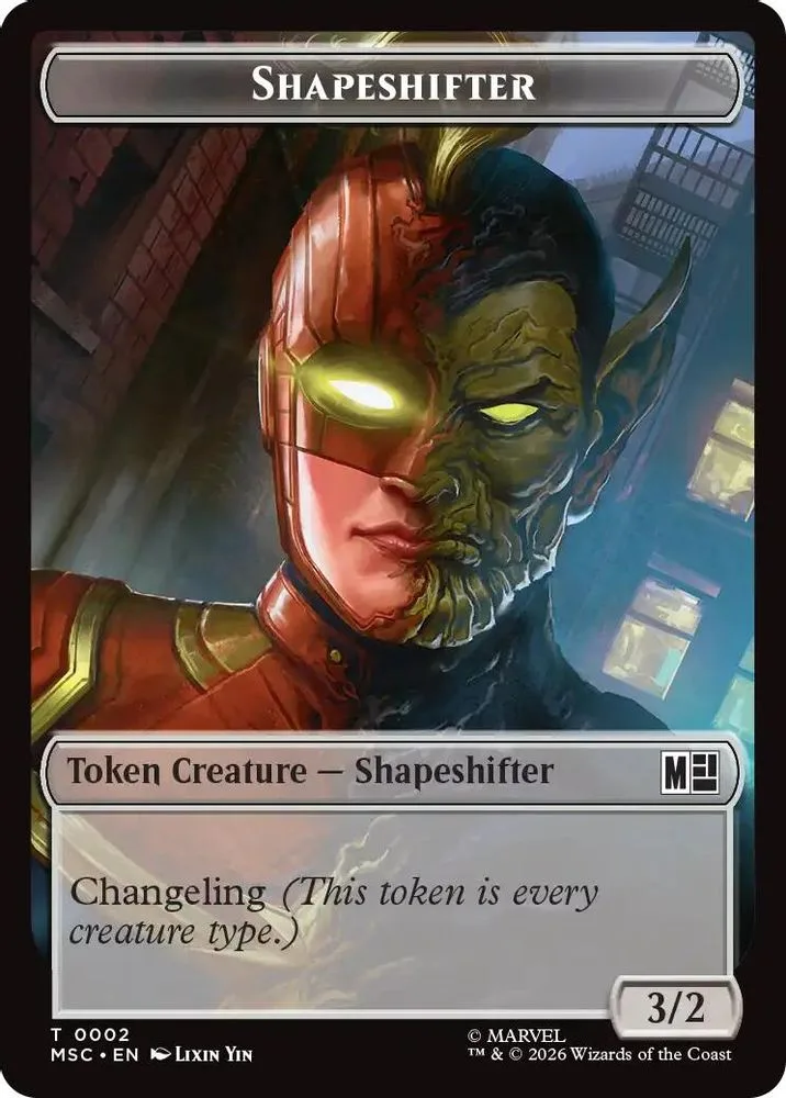 Shapeshifter // Villain (0009) Double-Sided Token