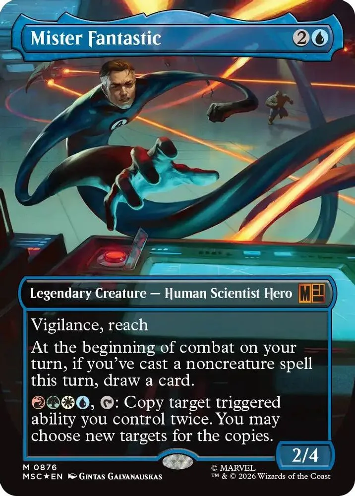 Mister Fantastic (Borderless · Surge Foil)