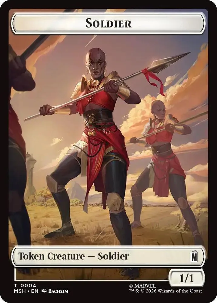 Soldier // Copy Double-Sided Token
