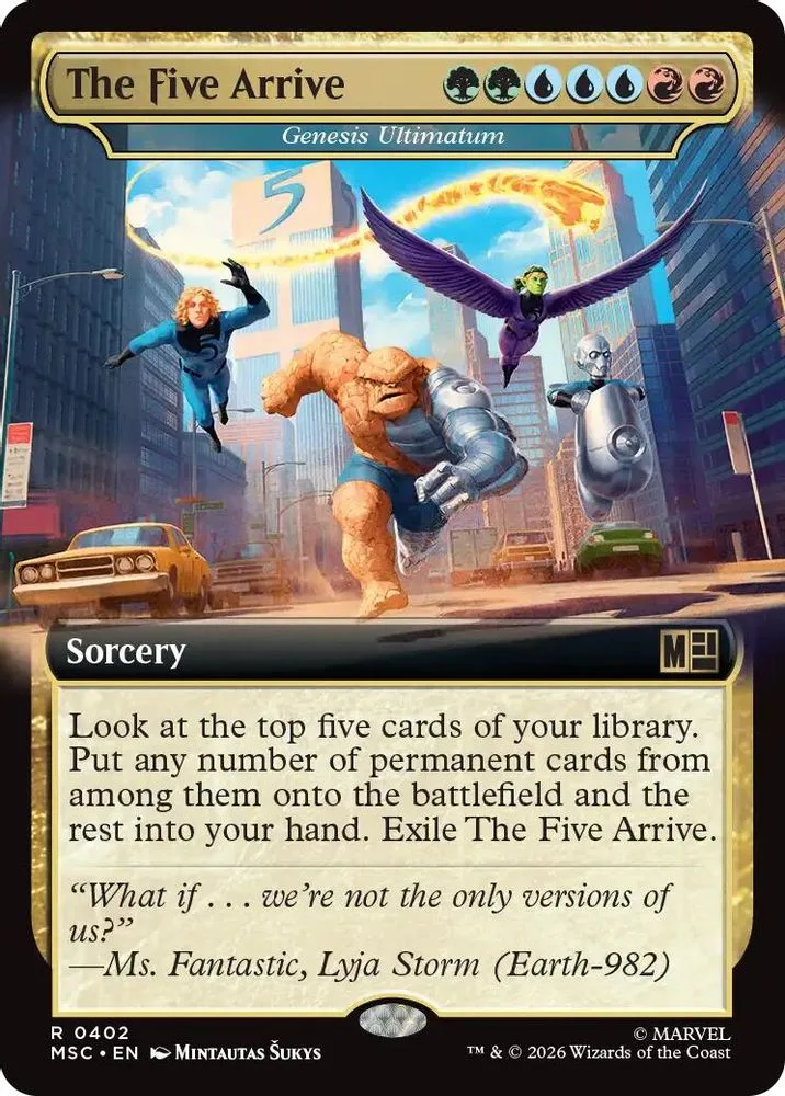 The Five Arrive - Genesis Ultimatum (Extended Art)