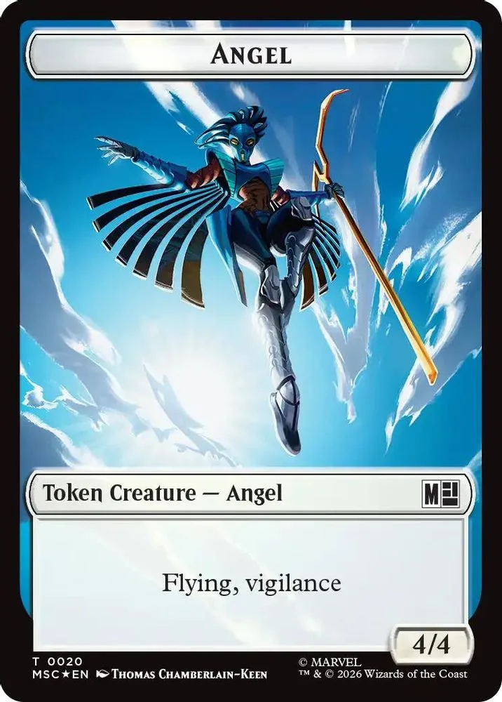 Angel // Vibranium (0031) Double-Sided Token (Surge Foil)
