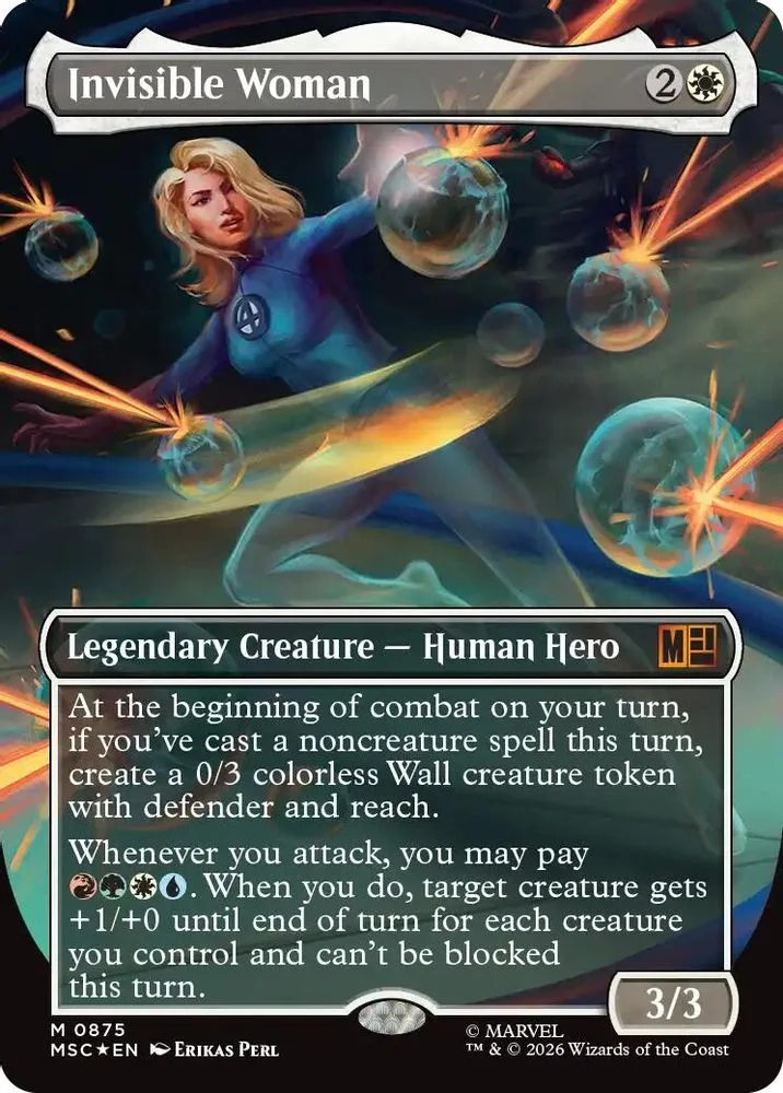 Invisible Woman (Borderless · Surge Foil)