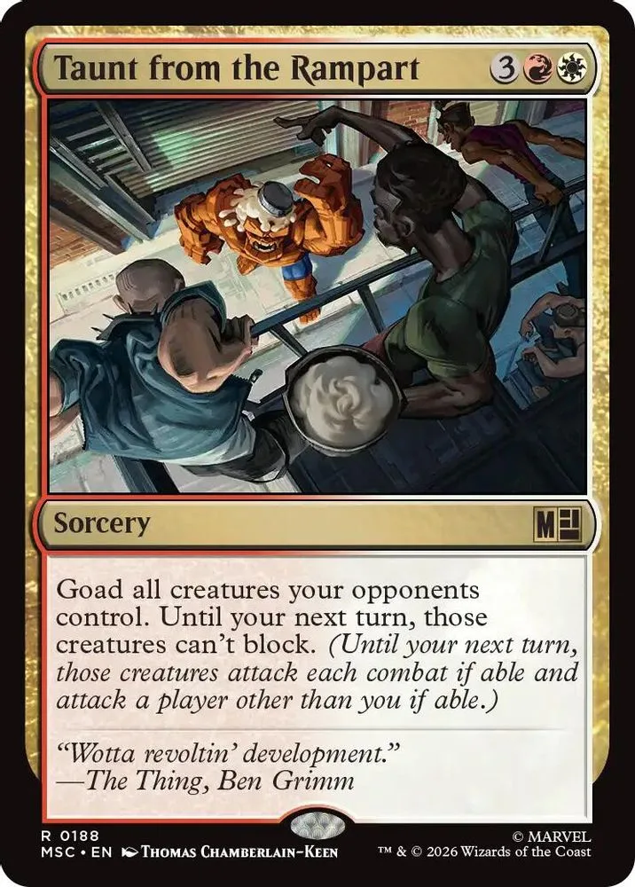 Taunt from the Rampart (Surge Foil)