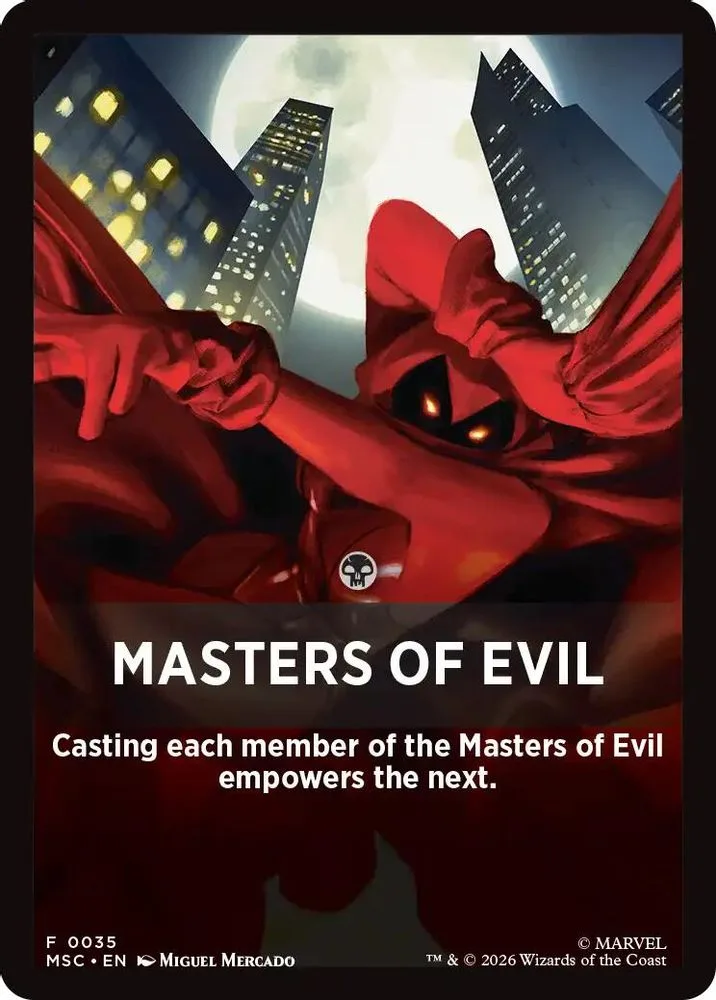 Masters of Evil Theme Card (Masters of Evil Theme Card)