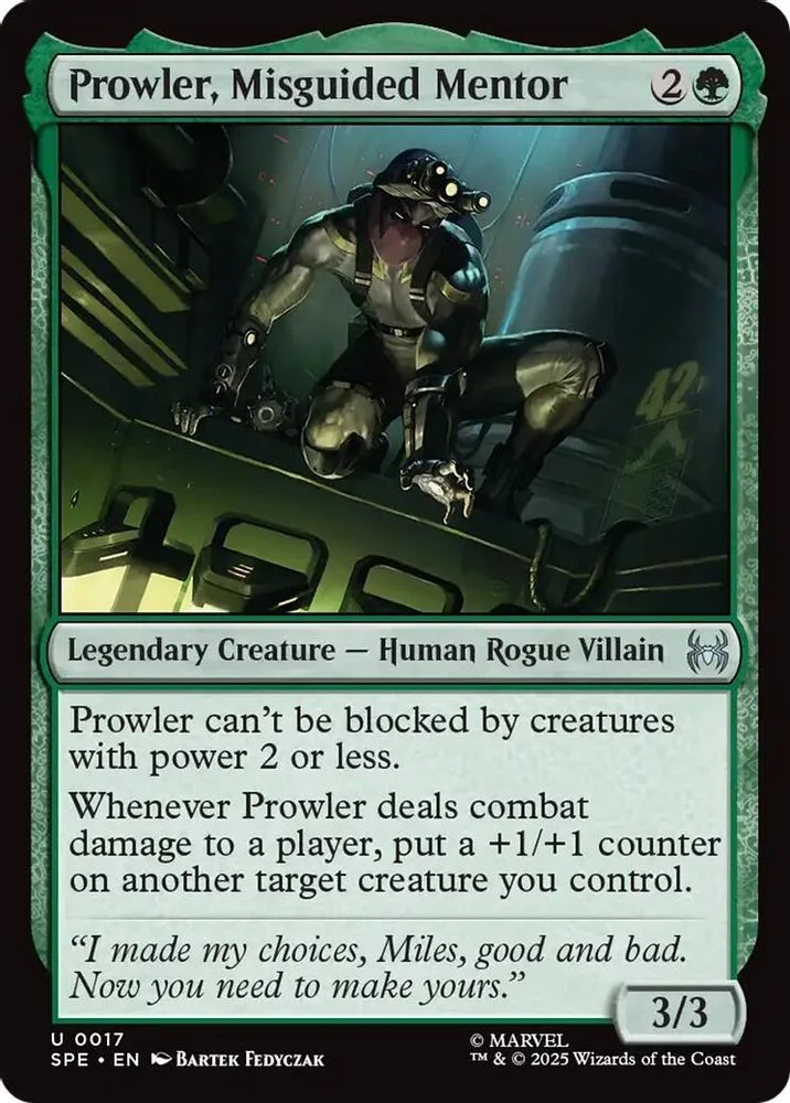Prowler, Misguided Mentor
