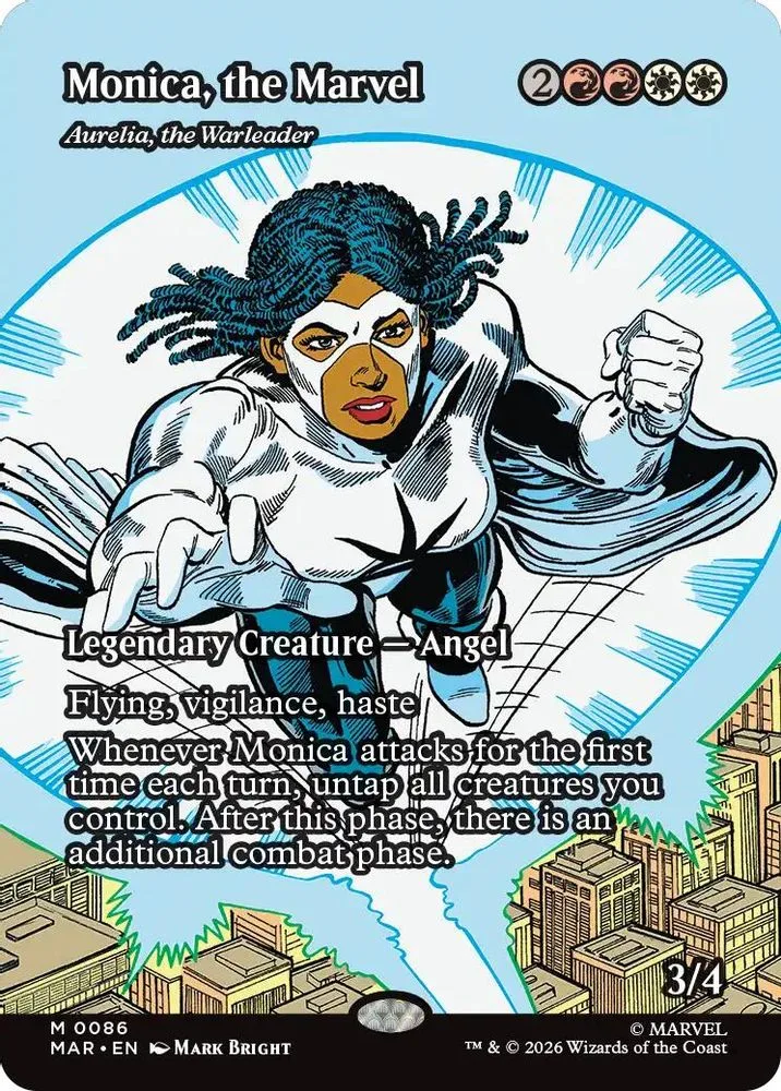 Monica, the Marvel - Aurelia, the Warleader (Borderless)